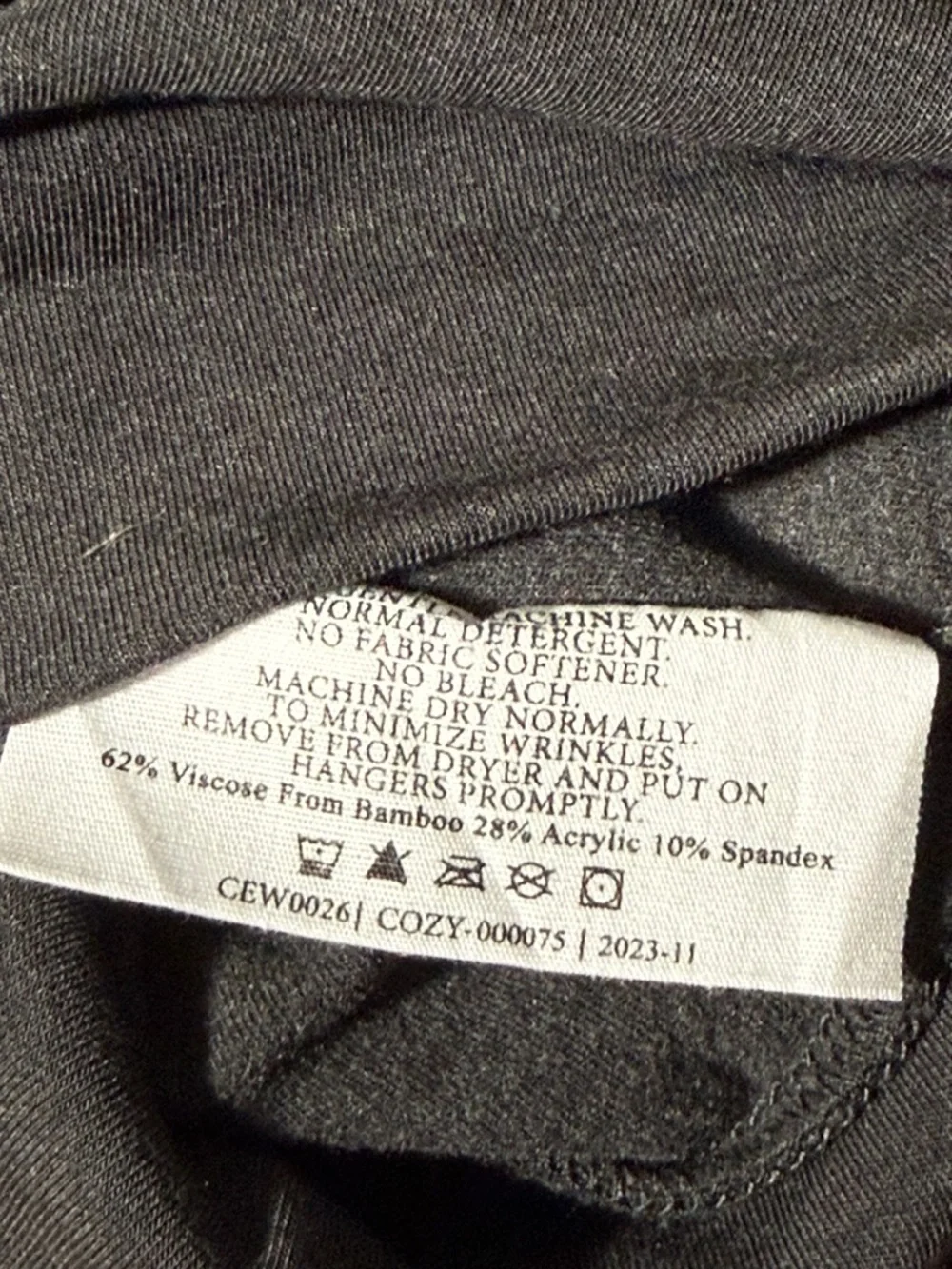 Women's Brushed Bamboo Hoodie grey size small